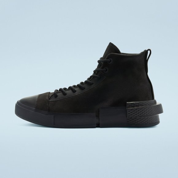 Converse All Star Disrupt CX Hi Triple Black Suede - Picture 6 of 13